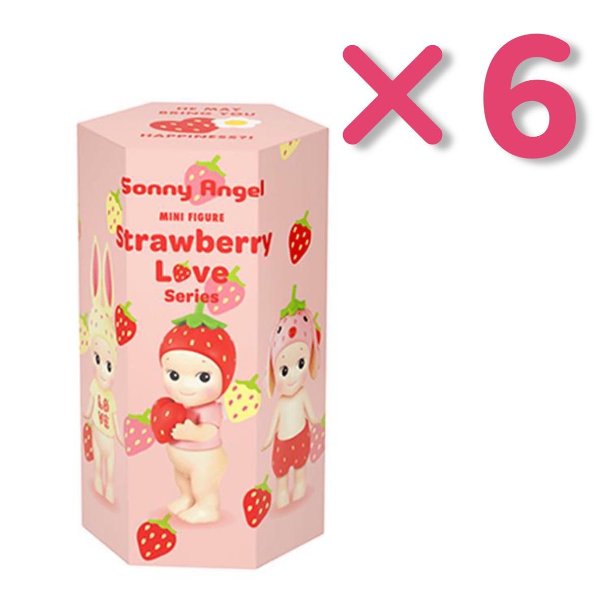6個 最新 ソニーエンジェル ストロベリーラブ Sonny Angel Love