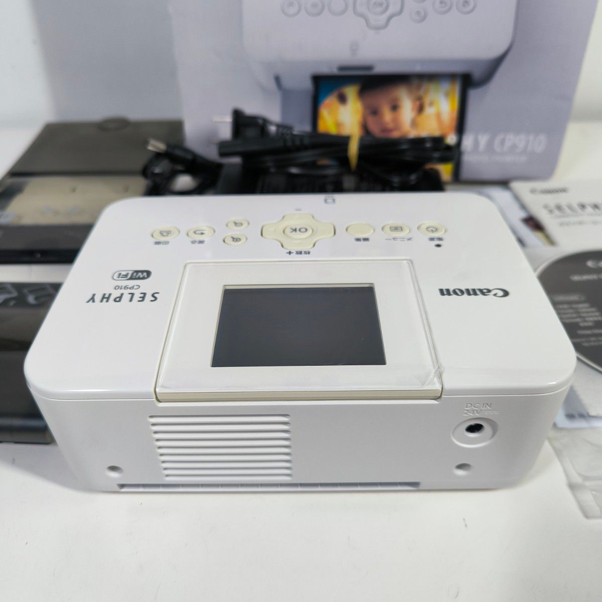 Canon SELPHY CP910 コンパクトフォトプリンター ホワイト 印刷動作