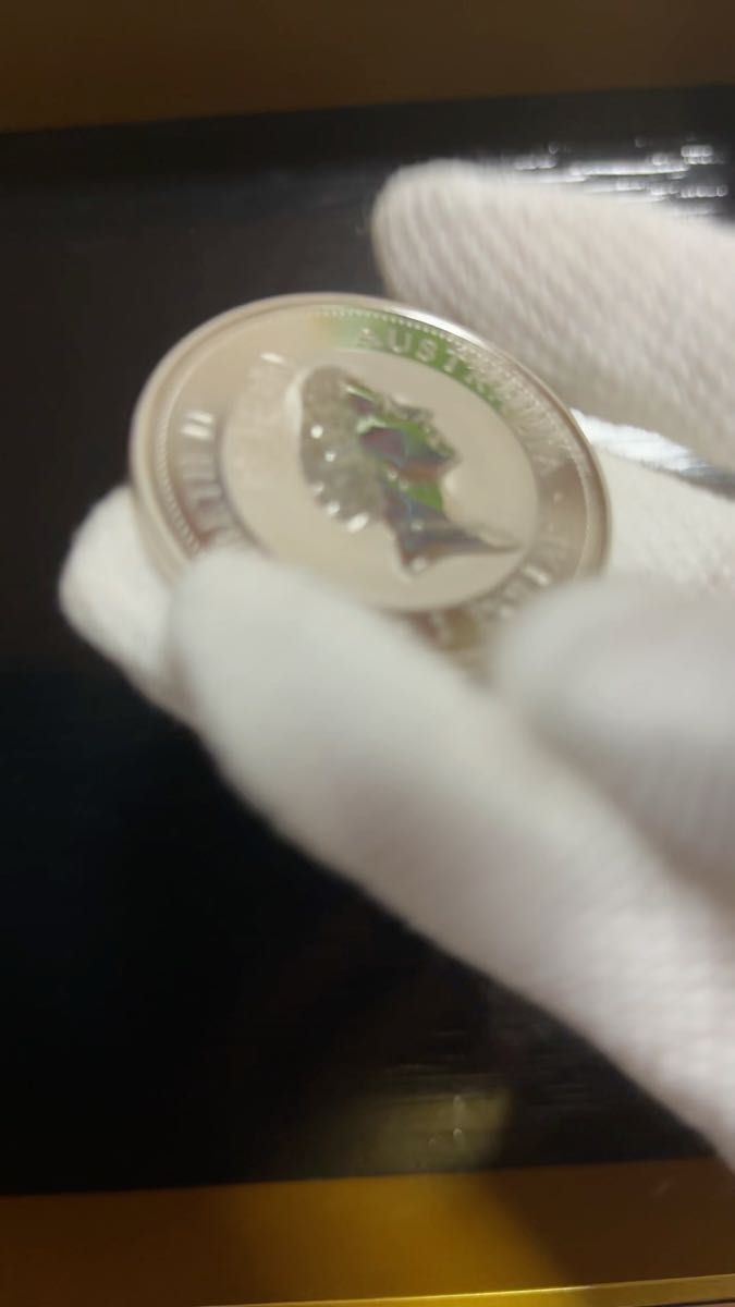 1キロ 銀貨】オーストラリア 1995年 クッカバラ 30ドル銀貨（クリア