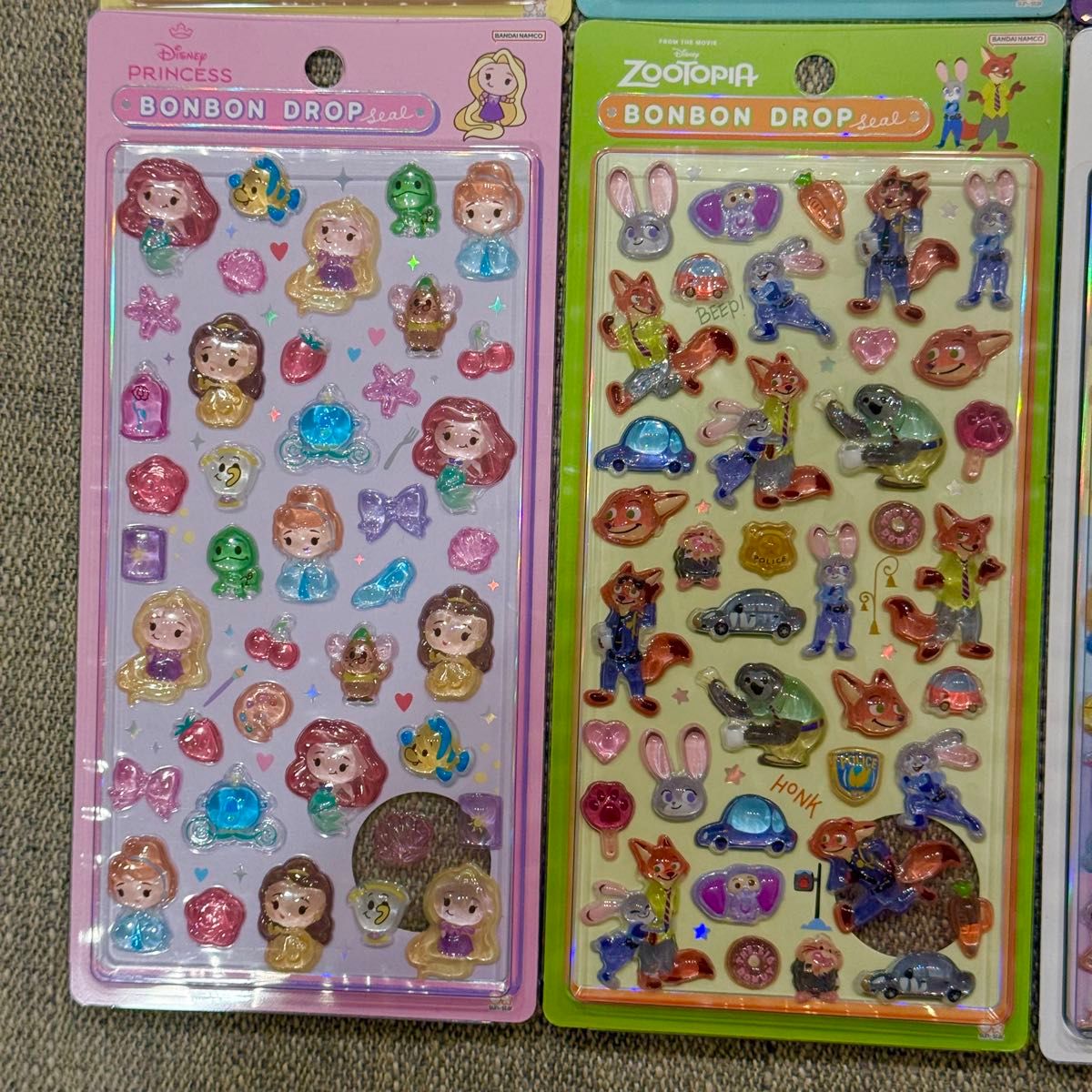 国内正規品 ボンボンドロップシール ディズニー プリンセス クラシック