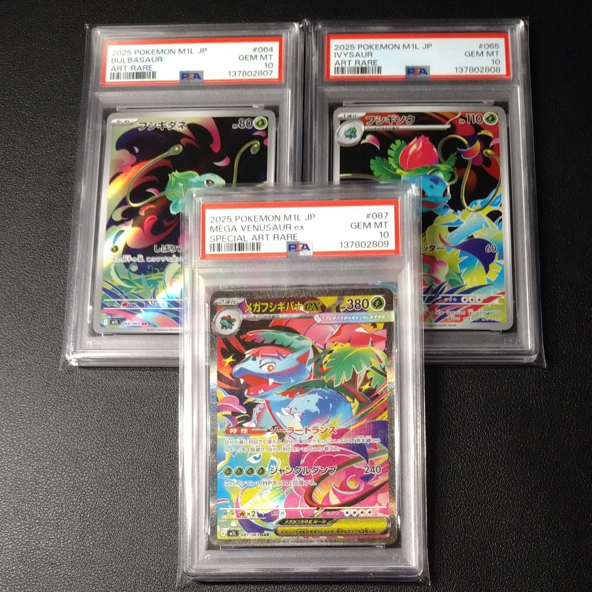 ポケモンカードPSA10 フシギダネ フシギソウ AR メガフシギバナex SAR