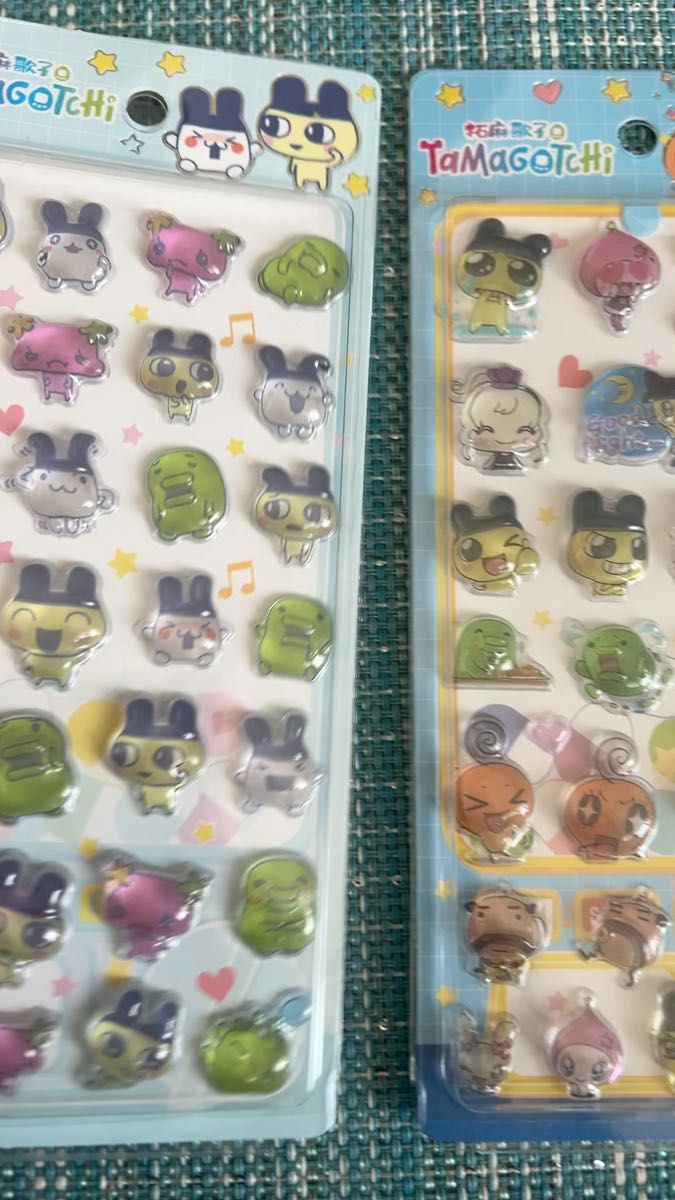 第二弾和柄コンプリートセットボンボンドロップシール漢字だるまたまご