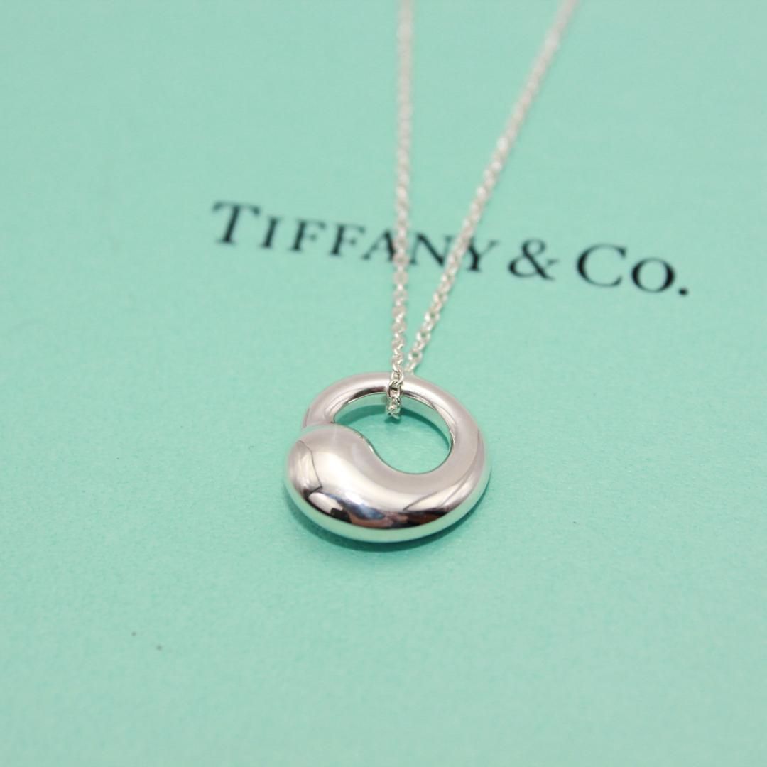 美品 Tiffany&Co ティファニー エターナルサークル シルバーネックレス