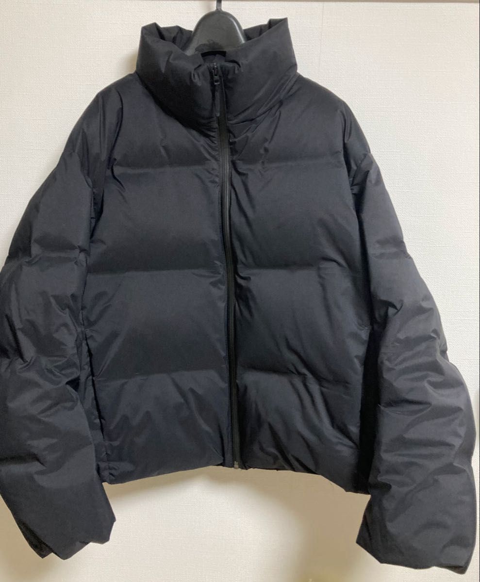 美品 ユニクロ シームレスダウンショートジャケット ブラック XXL