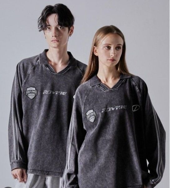 CLEL】 ヘビーウェイトヴィンテージデザインゲームTシャツ(グレー