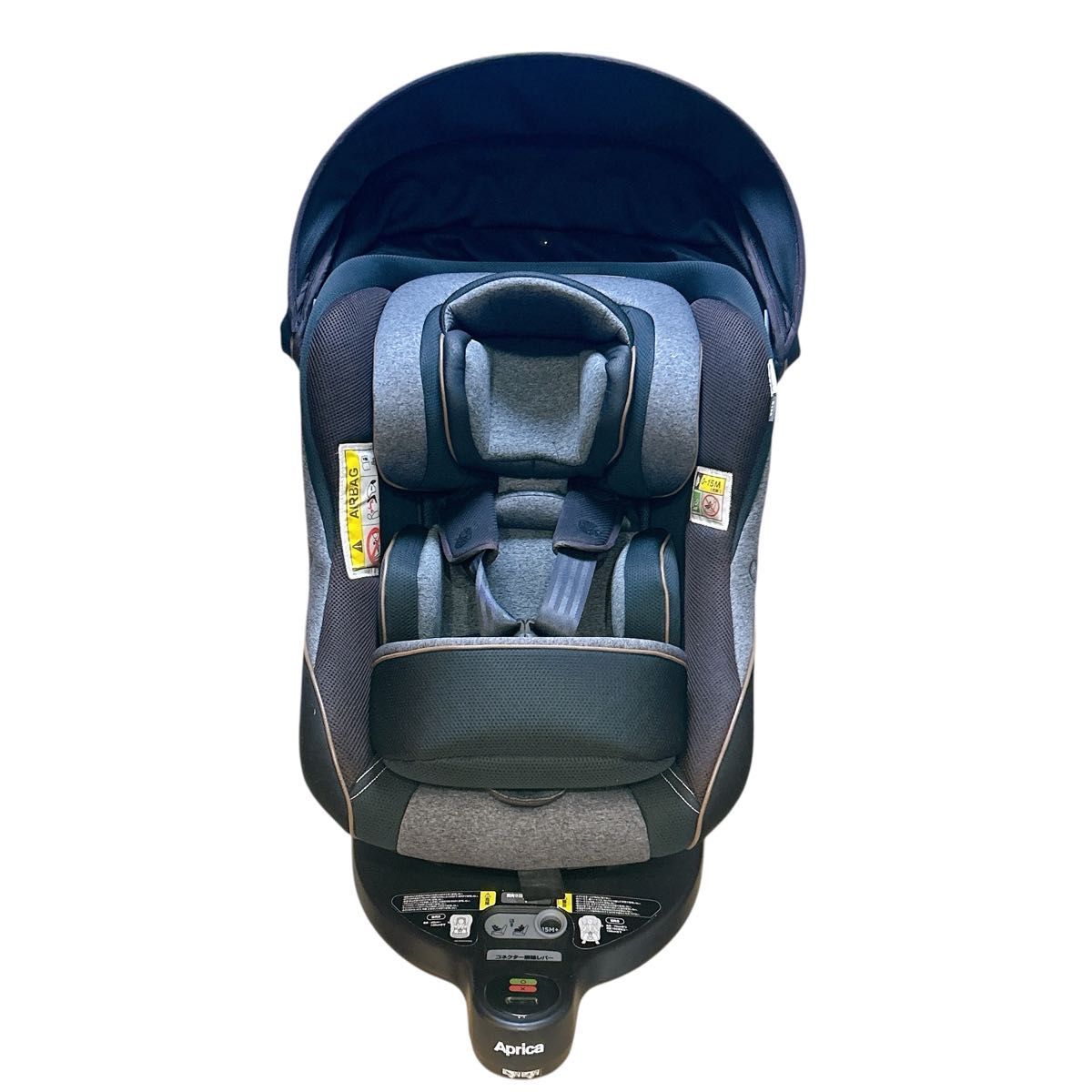 美品】アップリカ クルリラ プロテクト ISOFIX 新生児 R129適合 回転式