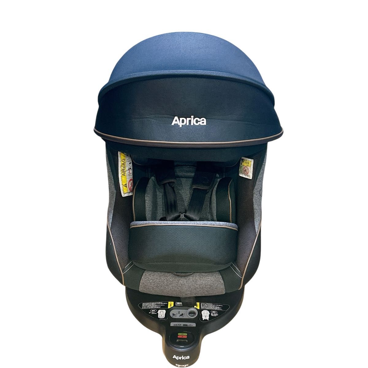 美品】アップリカ クルリラ プロテクト ISOFIX 新生児 R129適合 回転式
