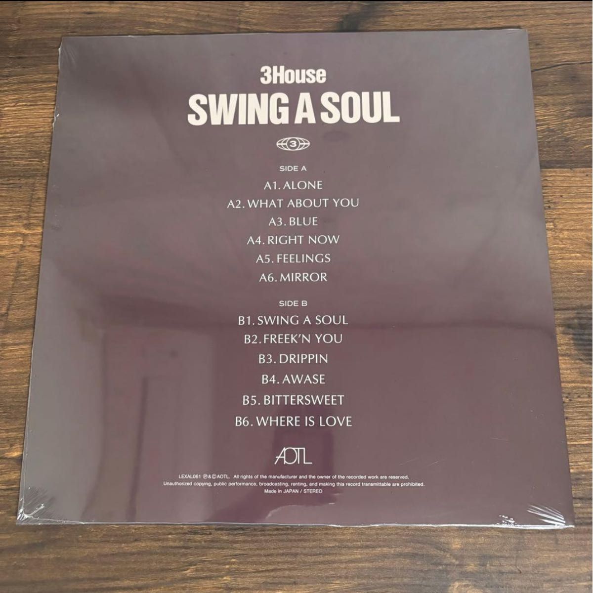 新品】3House SWING A SOUL レコード｜Yahoo!フリマ（旧PayPayフリマ）