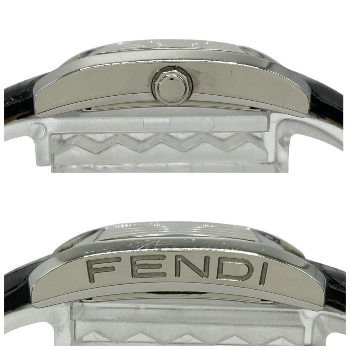 FENDI フェンディ 腕時計 7000L スクエア クォーツ シルバー 稼働品