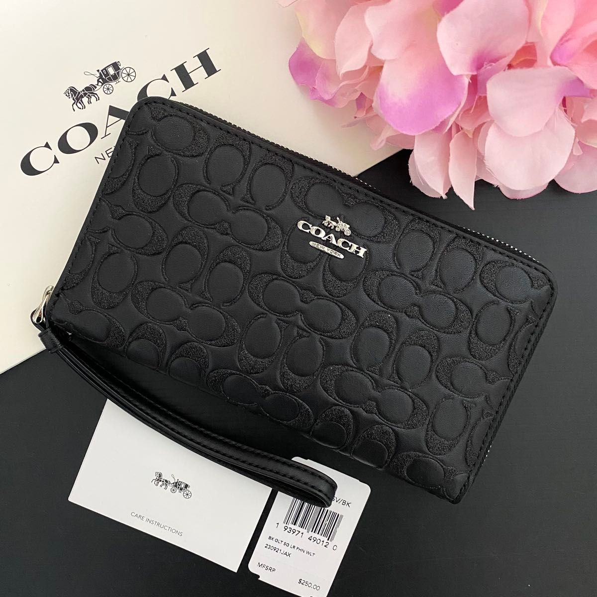 希少 【新品】 COACH コーチ 長財布 エンボス｜Yahoo!フリマ（旧PayPay