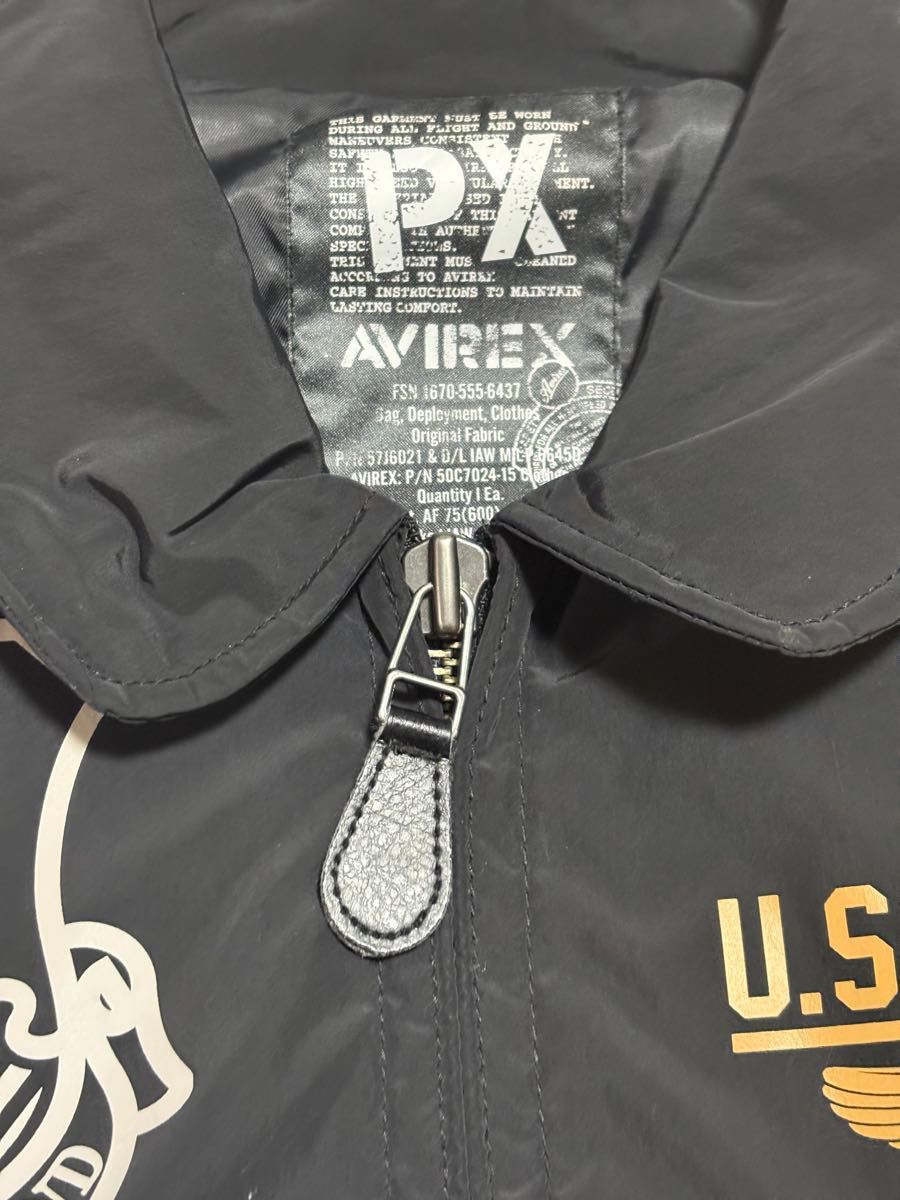 AVIREX フライトジャケット アヴィレックス ブラック MA-1 M スイング