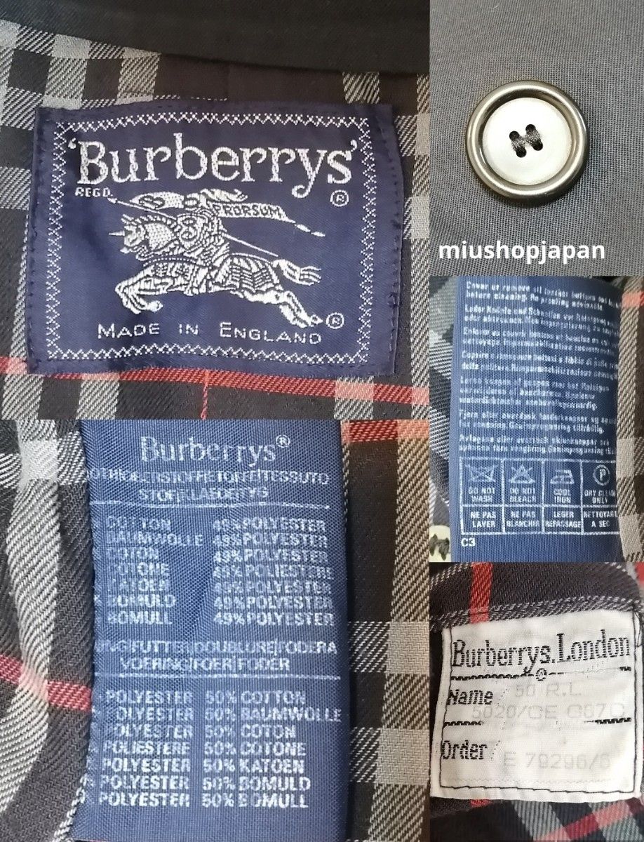 貴重希少 XL ヴィンテージ BURBERRY バーバリー ノバチェック トレンチ