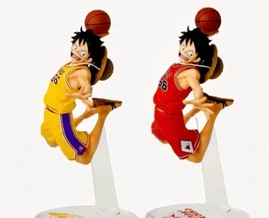 ワンピース ルフィ NBA レイカーズ ブルズ NBAフィギュア フィギュア
