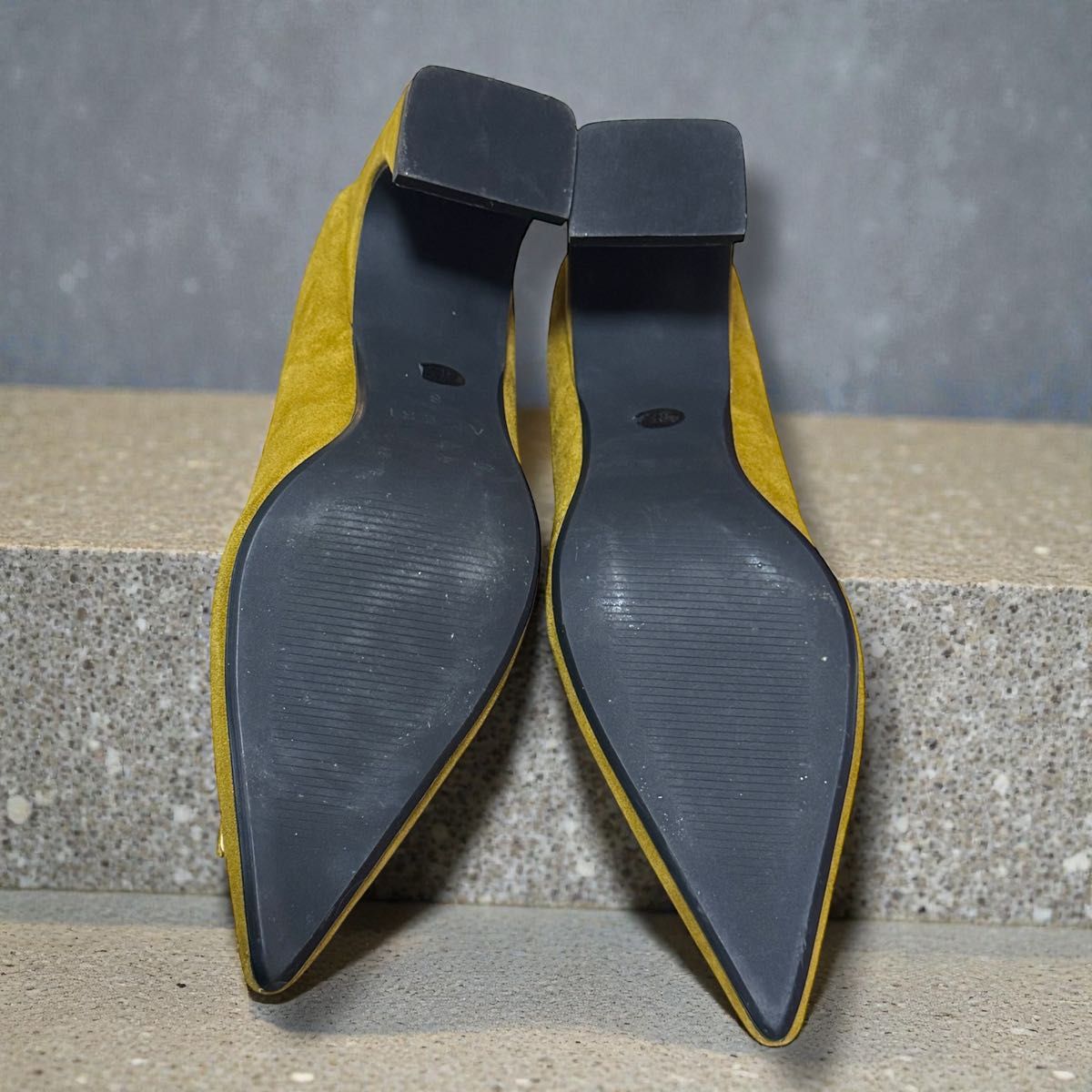 AMERI MIZUBIKI RIBBON PUMPS マスタード Sサイズ｜Yahoo!フリマ（旧