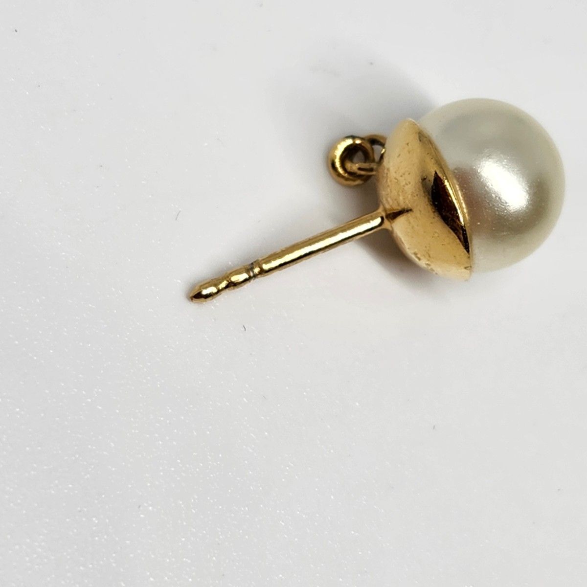Christian Dior ディオール ピアス ラインストーン ゴールド