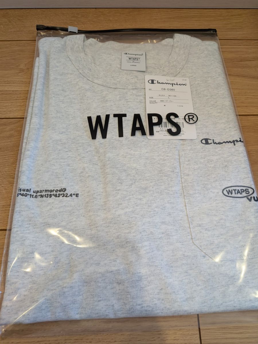 WTAPS x Champion Academy SS Cotton Ash Gray [Lサイズ] /ダブル