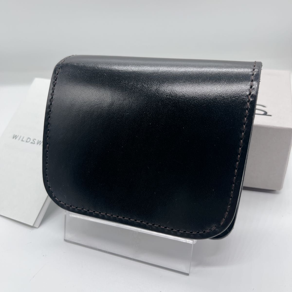 未使用級 ワイルドスワンズ カーサ サドルプルアップ ブラック 財布