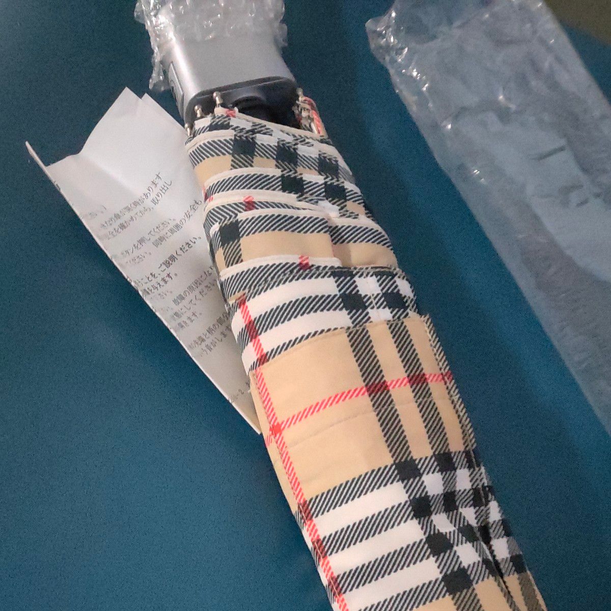 BURBERRY バーバリー ノバチェック柄 折りたたみ傘未使用品｜Yahoo
