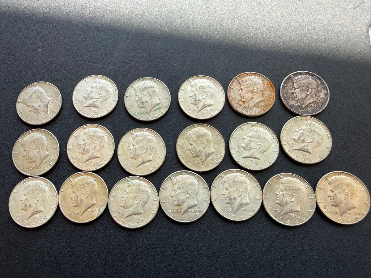 銀価格高騰 】希少アメリカ ケネディハーフダラー銀貨セット アメリカ