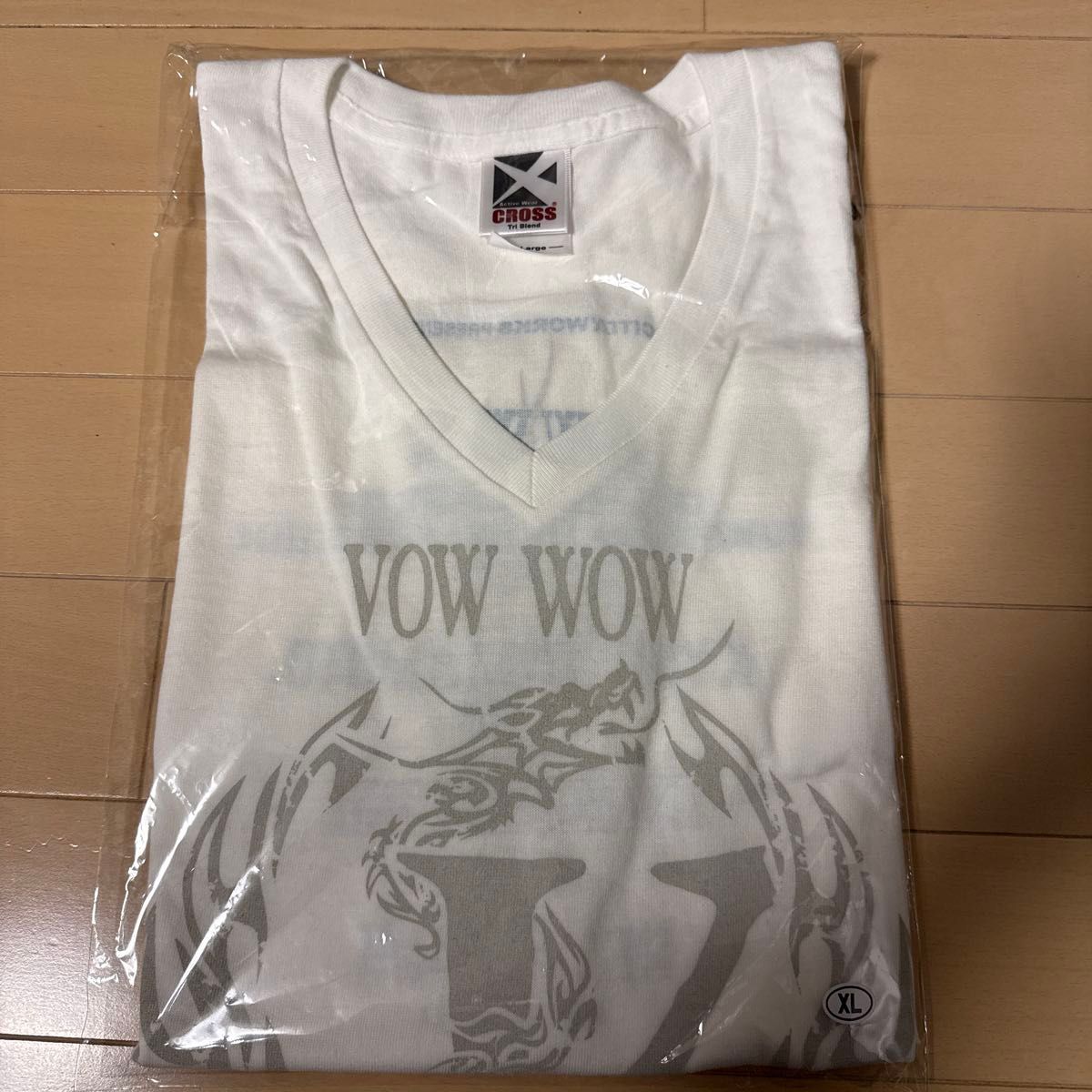 新品未開封】VOW WOW 2026年 ライブ VネックTシャツ XLサイズ ホワイト