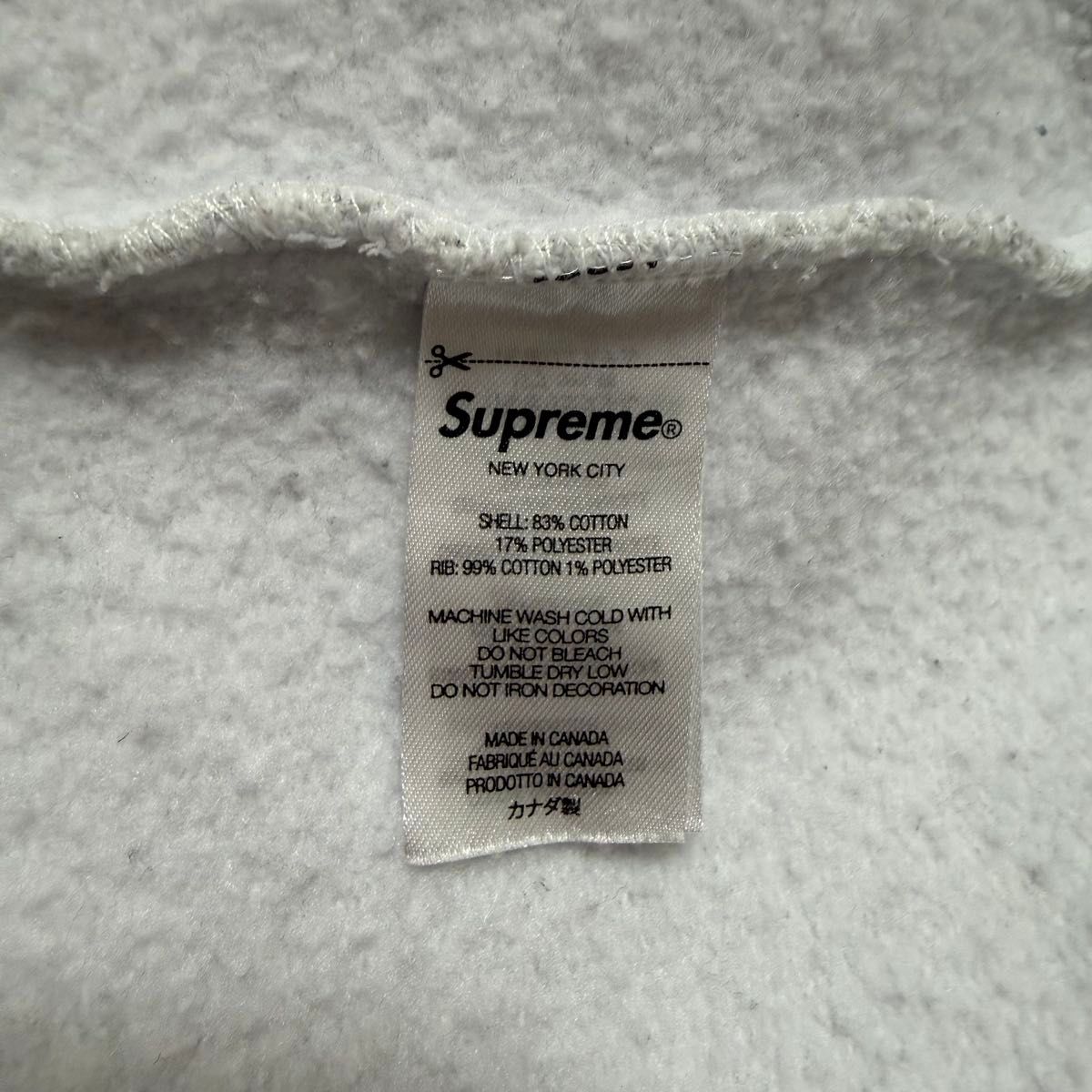 Supreme Small Box Logo Crewneck Ash Grey XL 22aw 2022年 アッシュ