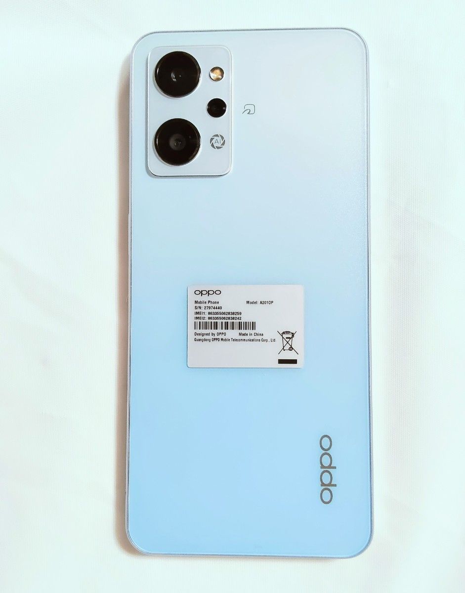 OPPO Reno7 A 本体 A2010P Y mobile ドリームブルー｜Yahoo!フリマ（旧
