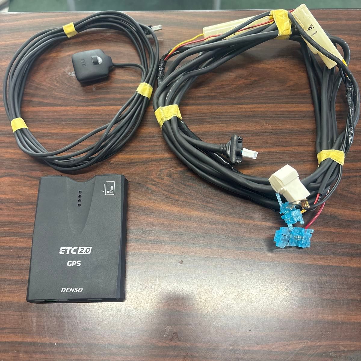 中古 DENSO ETC 2 0 車載器 12v/24v兼用 GPS付き 発話型 新