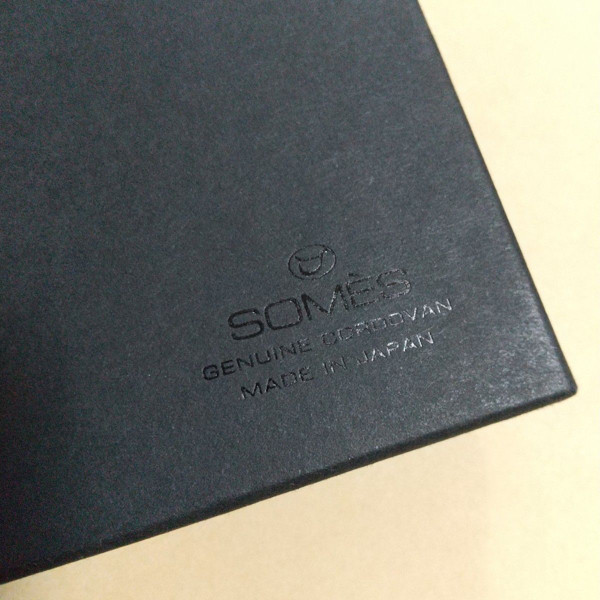美品 SOMES SADDLE ディアマン コードバン 名刺入れ カードケース