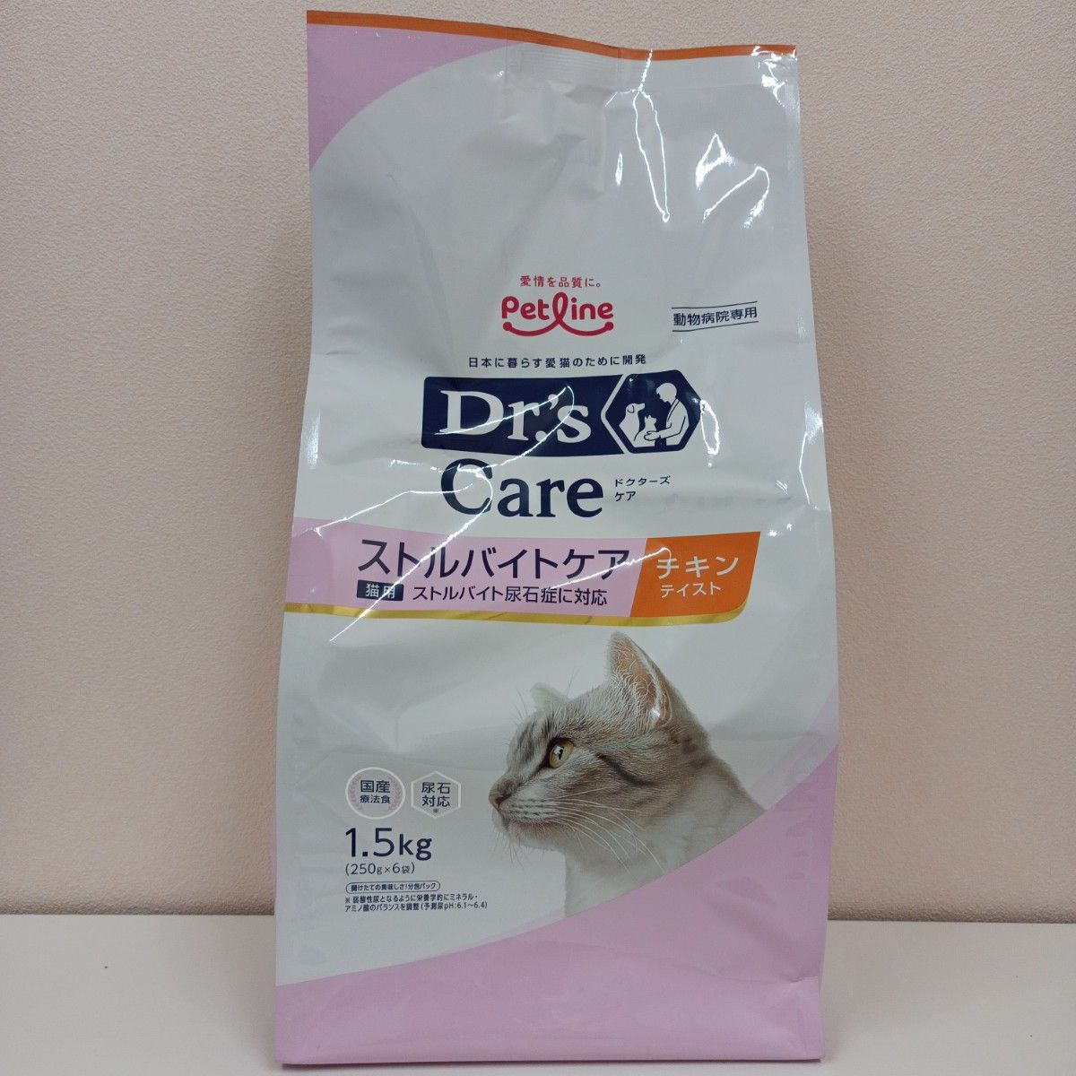 ドクターズ ケア ストルバイトケア チキンテイスト 猫用 1 5kg 1袋
