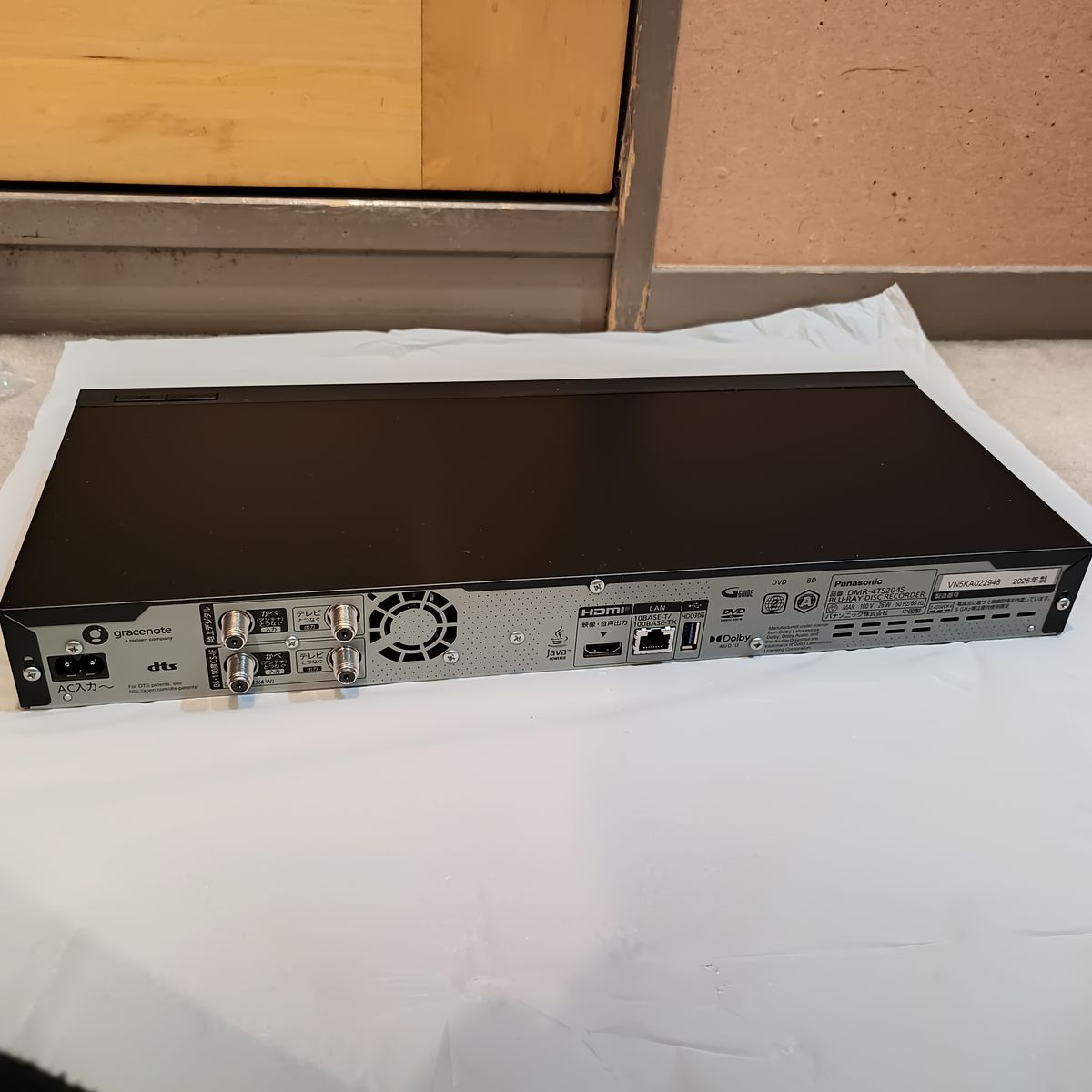 美品] Panasonic(パナソニック) DMR-4TS204S 4Kディーガ ブルーレイ