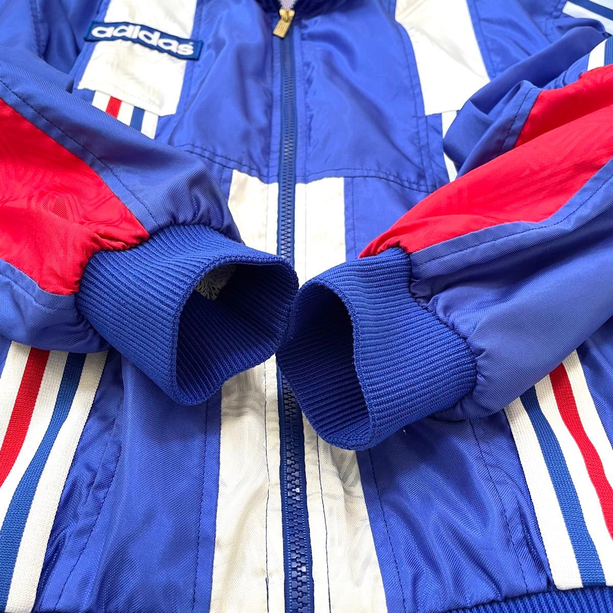 90s デサント製 adidas セットアップ トリコロール XL ジャージ