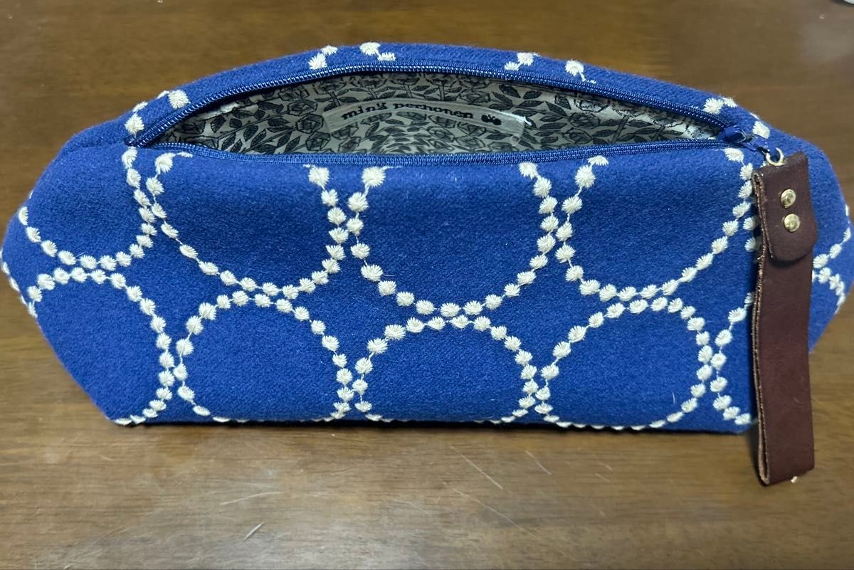 ミナペルホネン タンバリン ポーチ quartz porch ブルー｜Yahoo!フリマ