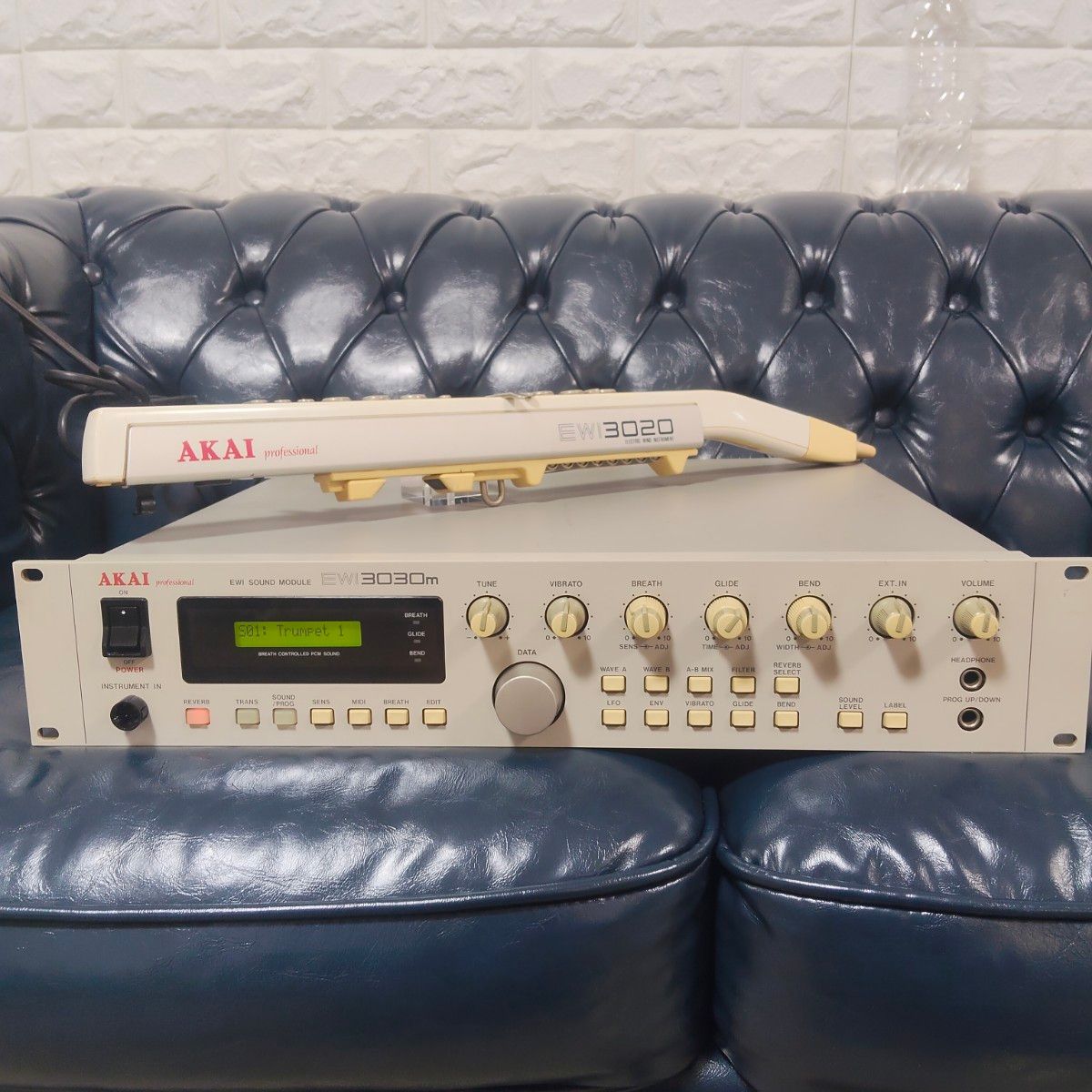 AKAI EWI3020 & EWI3030m ウインドシンセサイザー セット ウインド