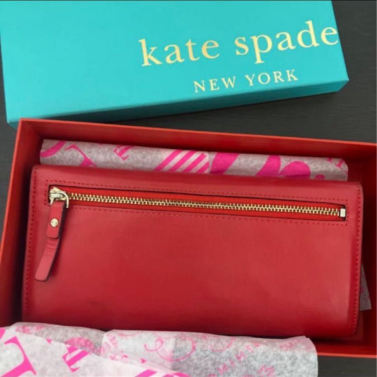kate spade 長財布 レッド｜Yahoo!フリマ（旧PayPayフリマ）