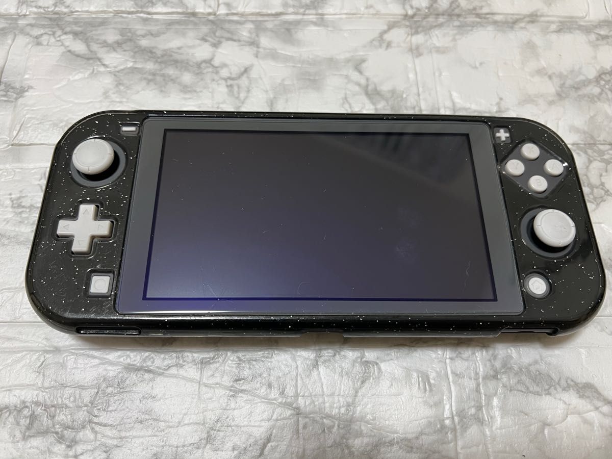 初期化 通電確認済み Nintendo Switch Lite グレー ケース 128ギガSD