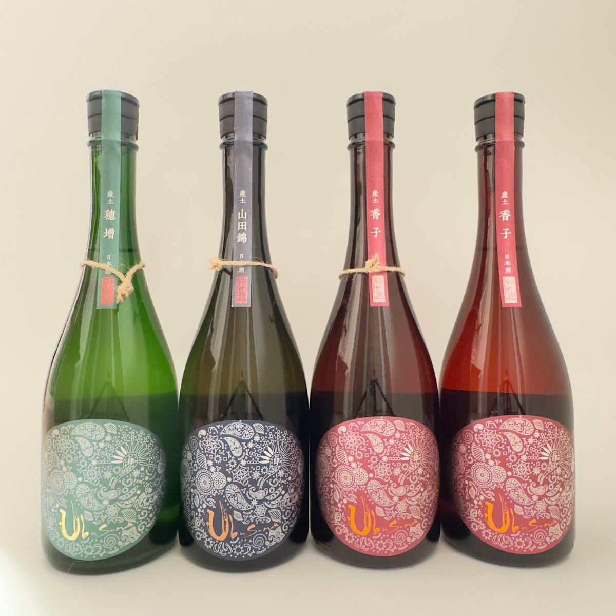 産土 2025 四農醸 飲み比べ4本セット 香子（第1・第2ロット）＆ 穂