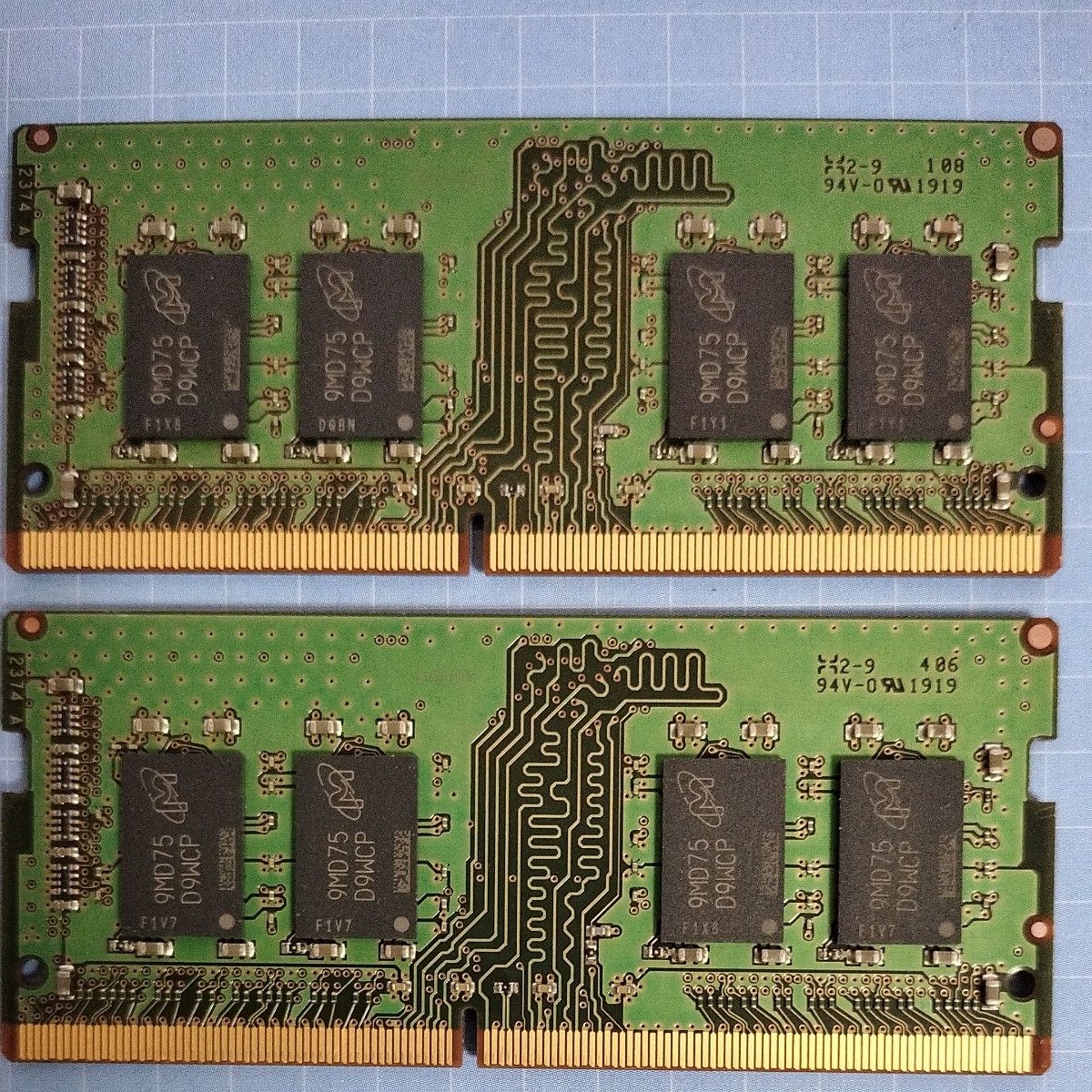 16GB】Micron PC4-2666V SODIMM MTA8ATF1G64HZ-2G6E1 8GB2枚セット