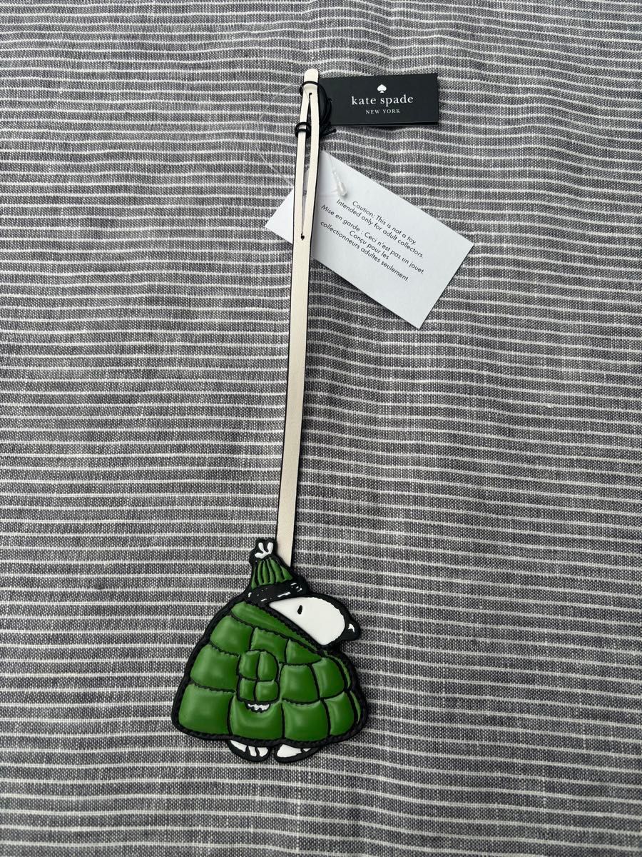 新品 ケイトスペード ピーナッツ スヌーピー パファーキーファブ