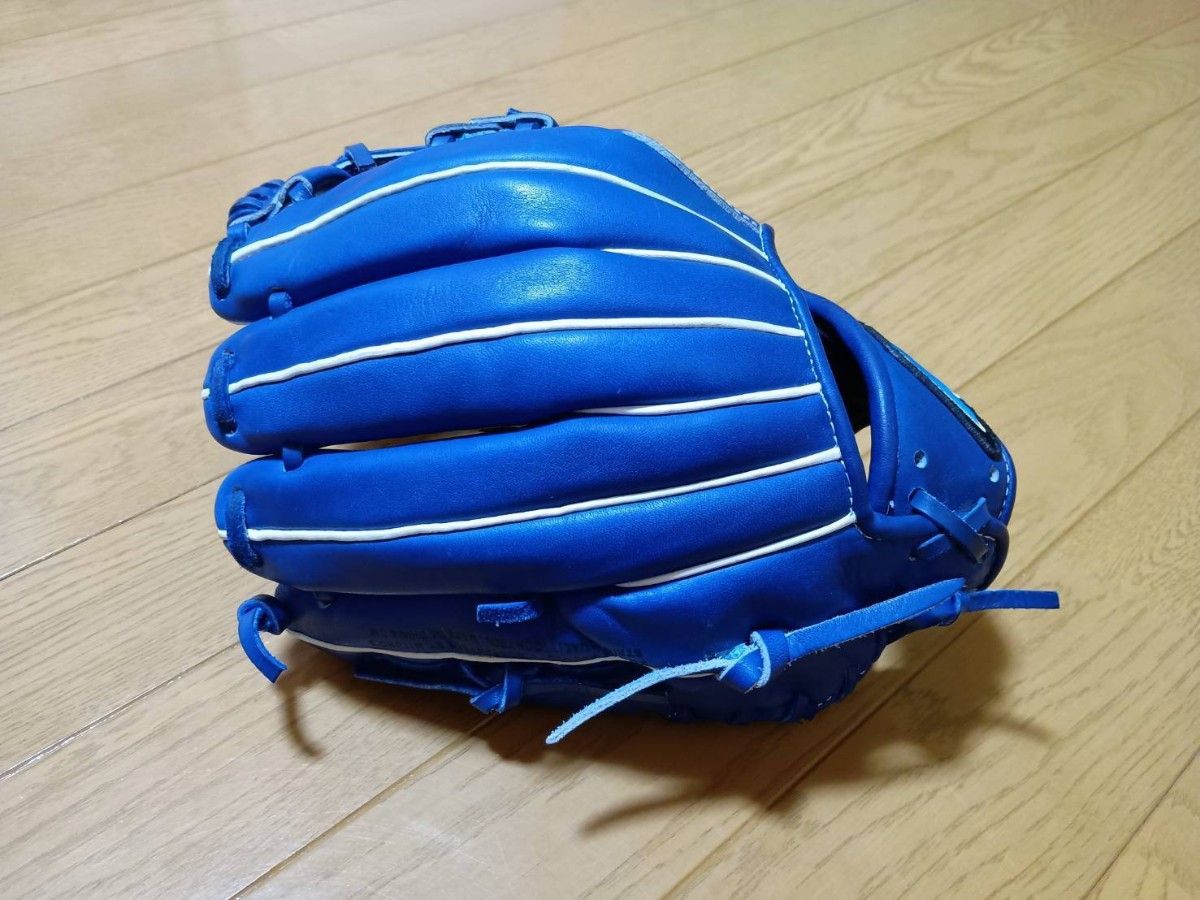 激レア 極美品 ミズノ ビューリーグ 一般軟式 内野手用 グローブ 青