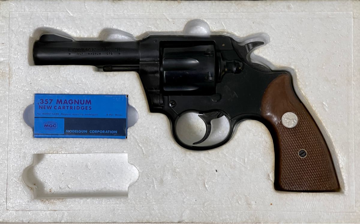 未発火 MGC コルト ローマン MKIII 4inch 357 マグナム COLT LAWMAN