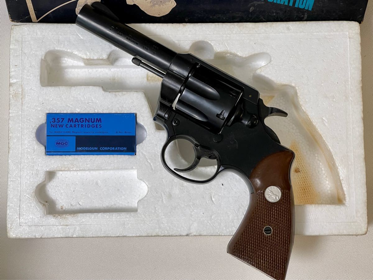 未発火 MGC コルト ローマン MKIII 4inch 357 マグナム COLT LAWMAN