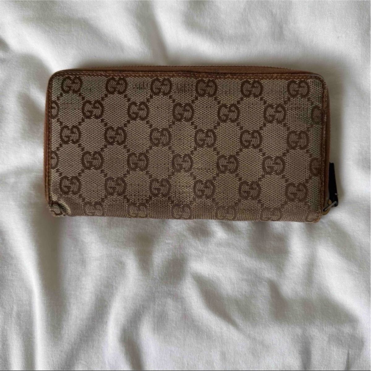 GUCCI 長財布 ブラウン 財布 グッチ GG柄 ラウンドファスナー｜Yahoo