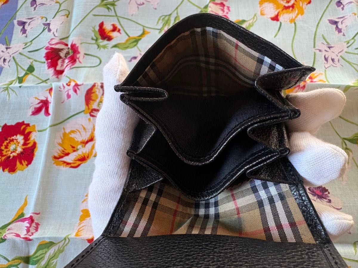 BURBERRY バーバリー 小銭入れ ブラック レザー｜Yahoo!フリマ（旧