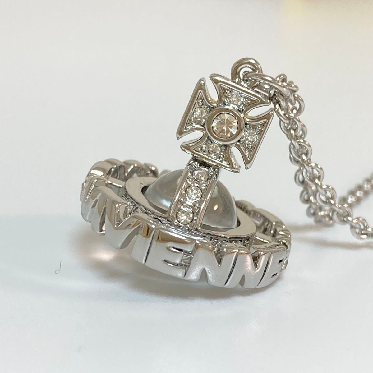 Vivienne Westwood｜ペイズリーオーブスモールネックレス/シルバー