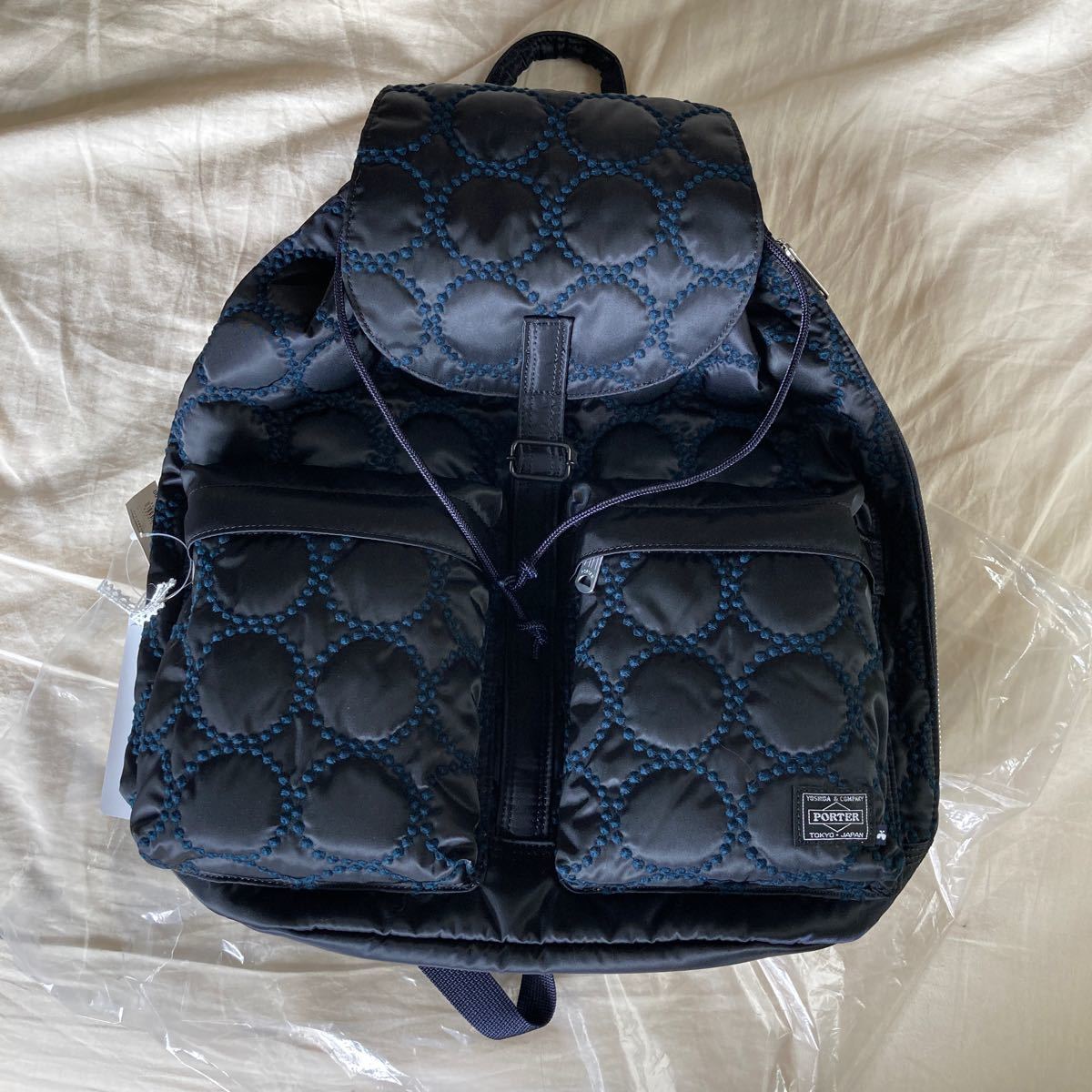 PORTER×mina perhonen tambourine リュックサック ネイビー ポーター