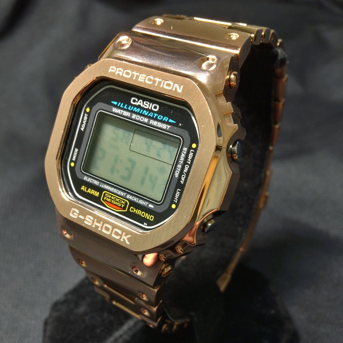 ローズゴールド DW-5600用 メタルカスタム G-SHOCK｜Yahoo!フリマ（旧