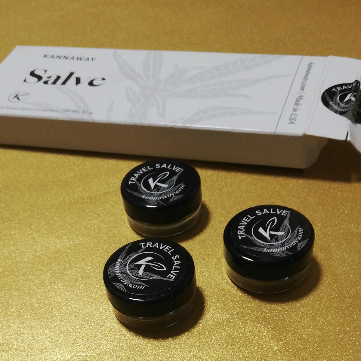 Kannaway キャナウェイ CBDオイル配合 トラベルサルヴェ 軟膏3ml x10個