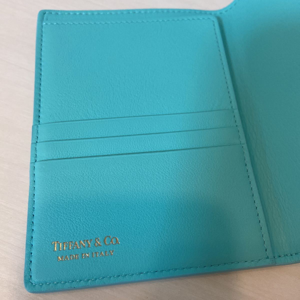 ティファニー TIFFANY&Co パスポートケース レザー手帳カバー