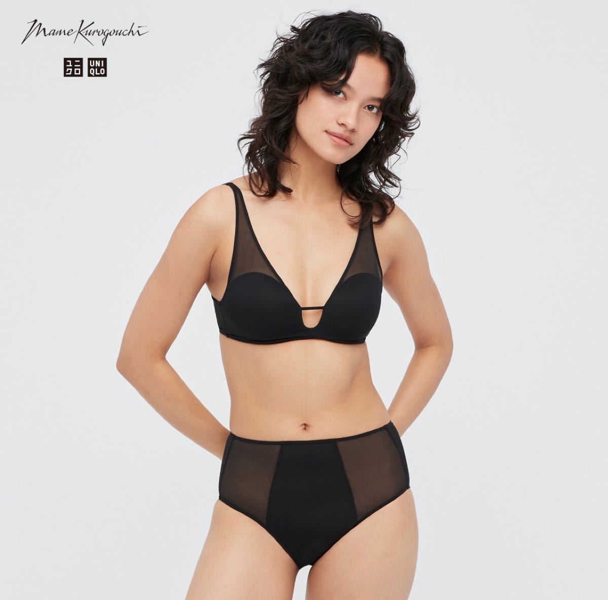 UNIQLO mame ワイヤレスブラ リラックス メッシュ メッシュショーツ