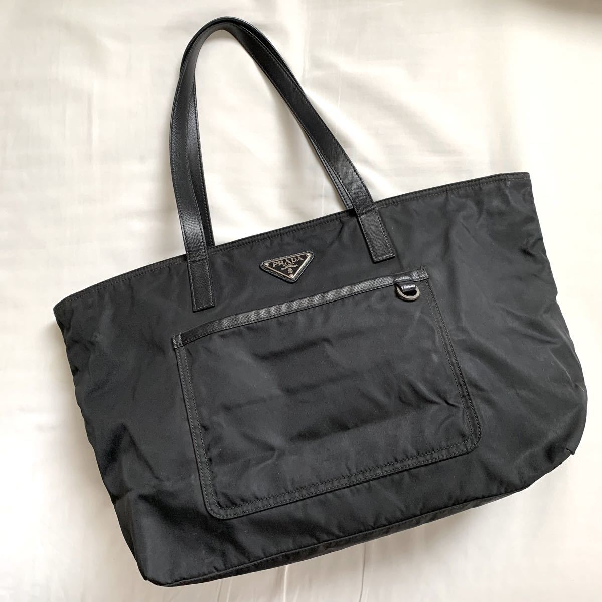 PRADA プラダ トートバッグ 三角プレート 白タグ165｜Yahoo!フリマ（旧